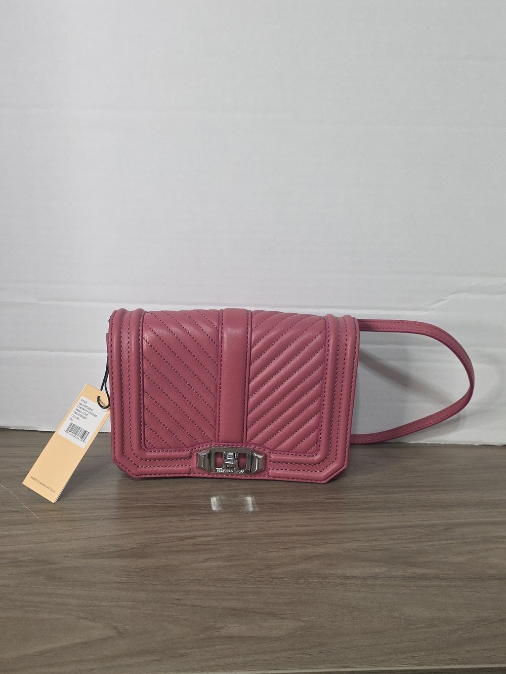 Rebecca Minkoff Quilted Crossbody Bag - Dusty Rose